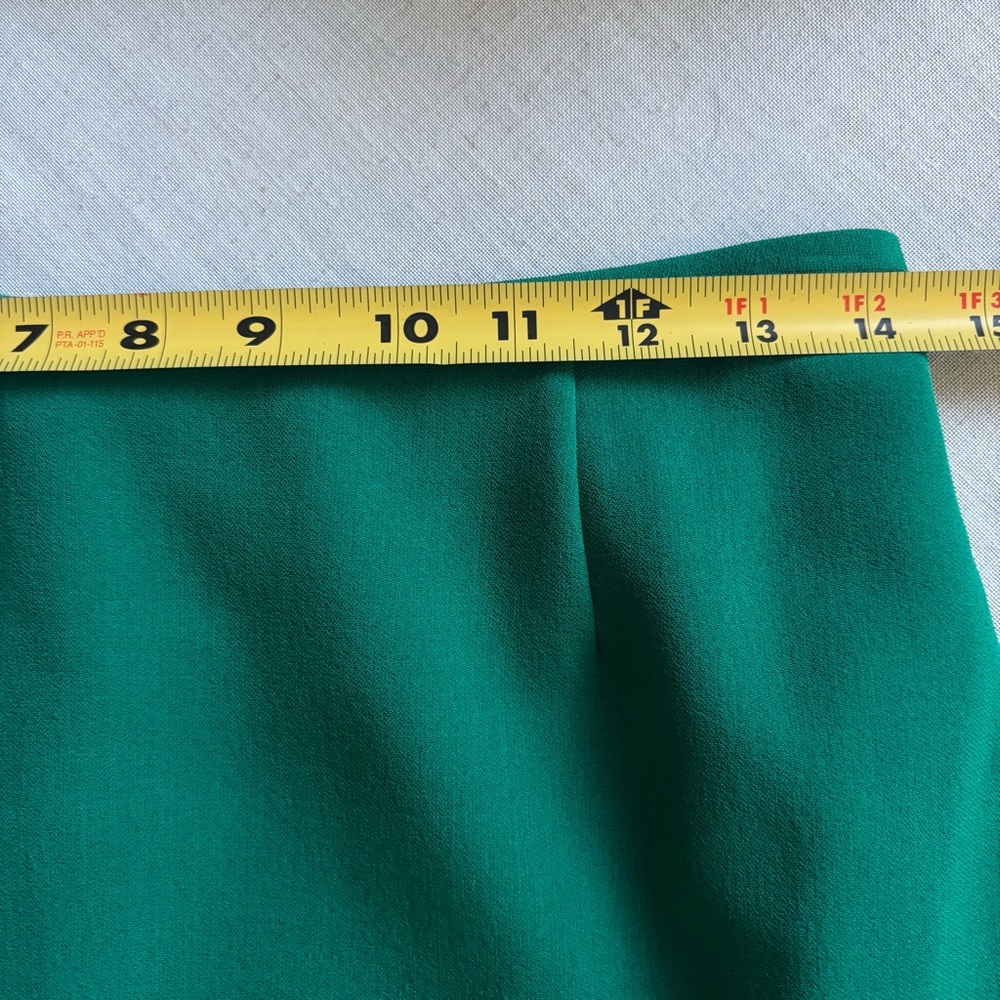 Tahari Arthur S. Levine Green Blazer & Skirt Suit Set Women’s Size 4 Elegant - Picture 12 of 15